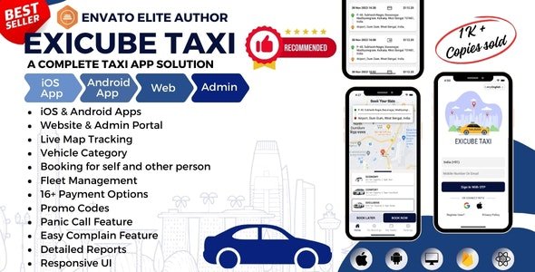 Exicube Taxi App