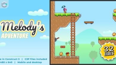 Melody's Adventure - HTML5 Platform game
